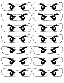 Ninjago eyes frame