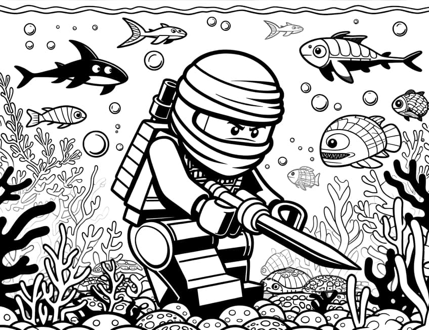 Ninjago coloring pages