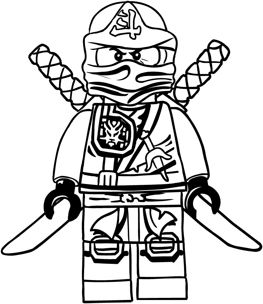 Lloyd of ninjago coloring pages