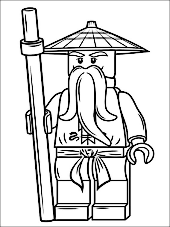 Printable coloring book lego ninjago