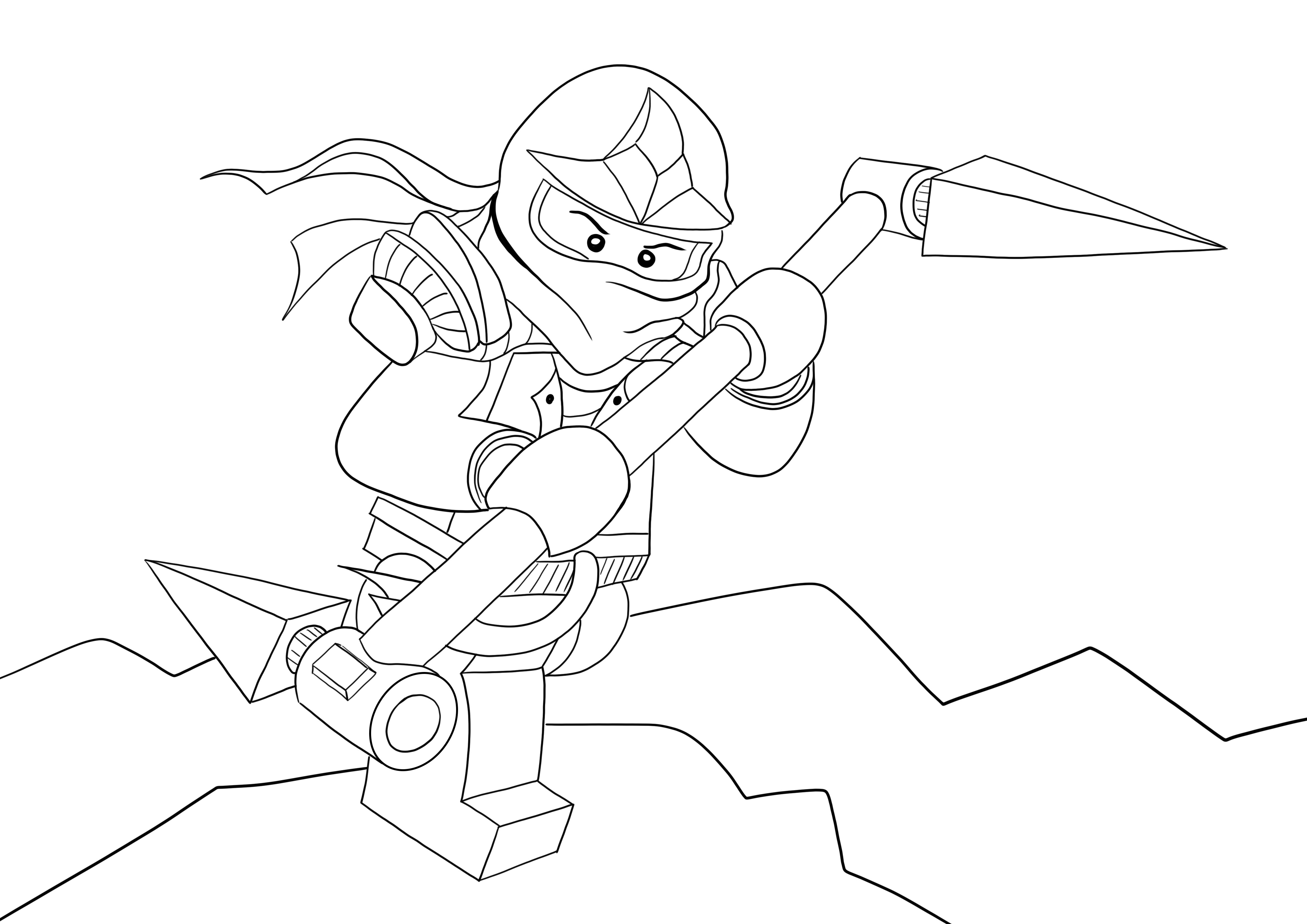 Ninjago lloyd to download and color free
