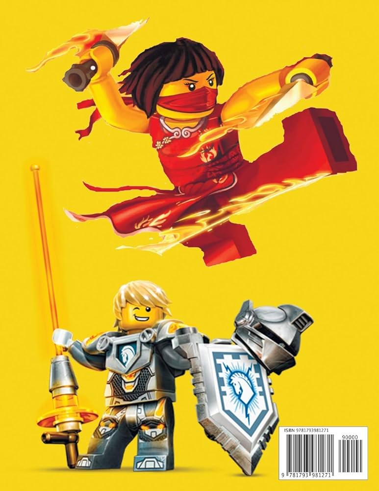 Lego nexo knights and lego ninjago coloring book in coloring book for kids and adults activity book great starter book for children with fun easy and relaxing coloring pages