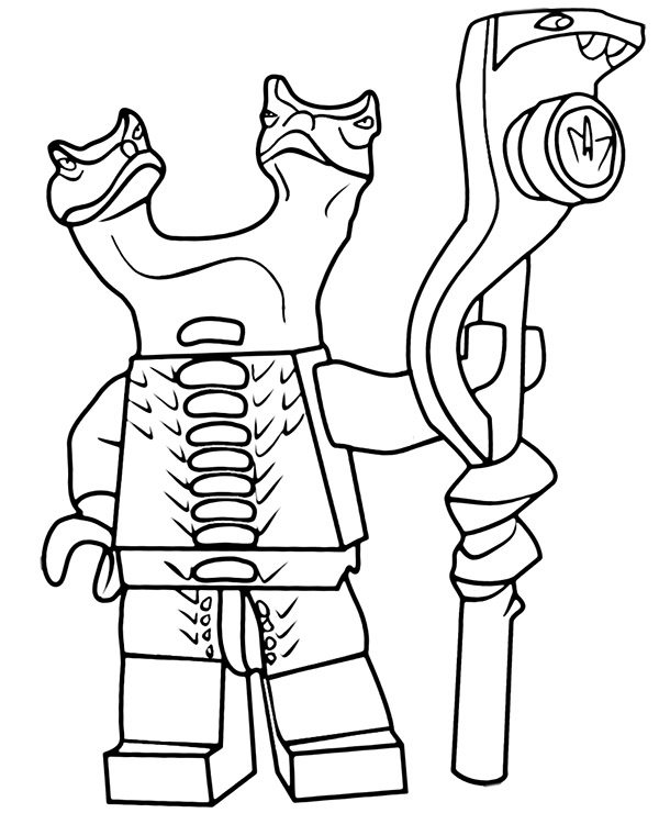 Ninjago coloring pages fangtom serpentine