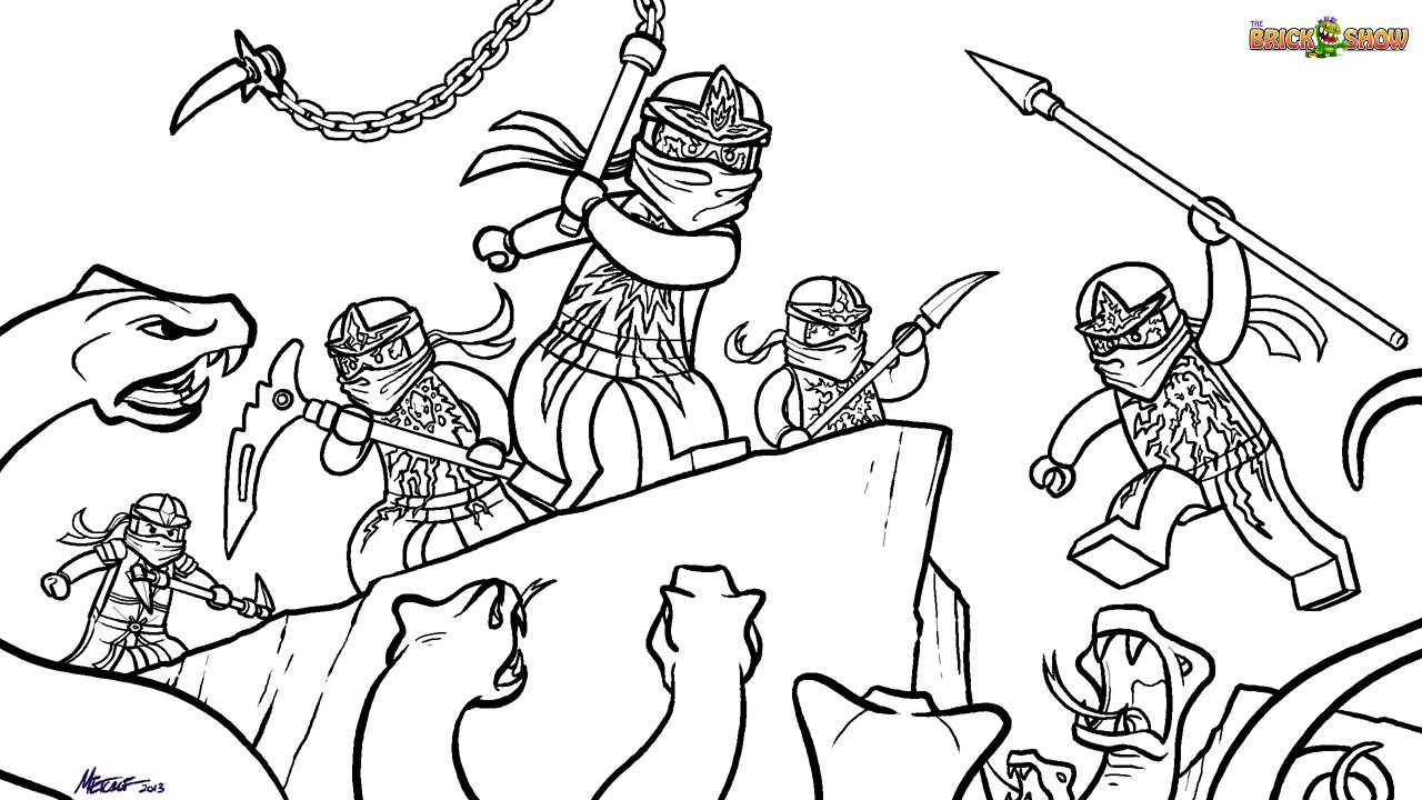 Ninjago cartoons â free printable coloring pages