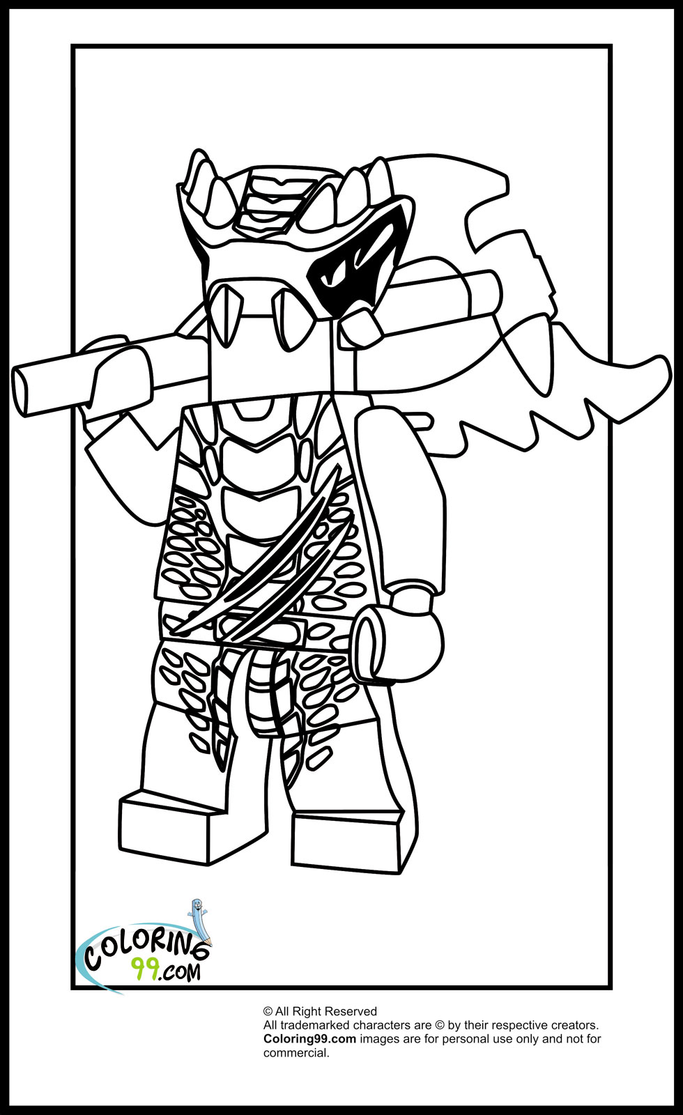 Lego ninjago venomari coloring pages team colors