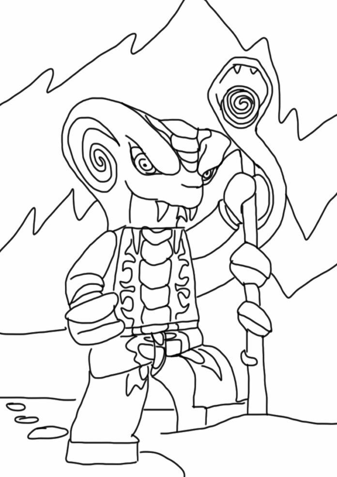 Ninjago snakeskin coloring book for kids to print and online