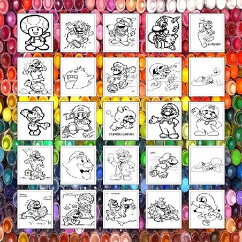Nintendo fans dream printable super mario coloring pages collection for kids