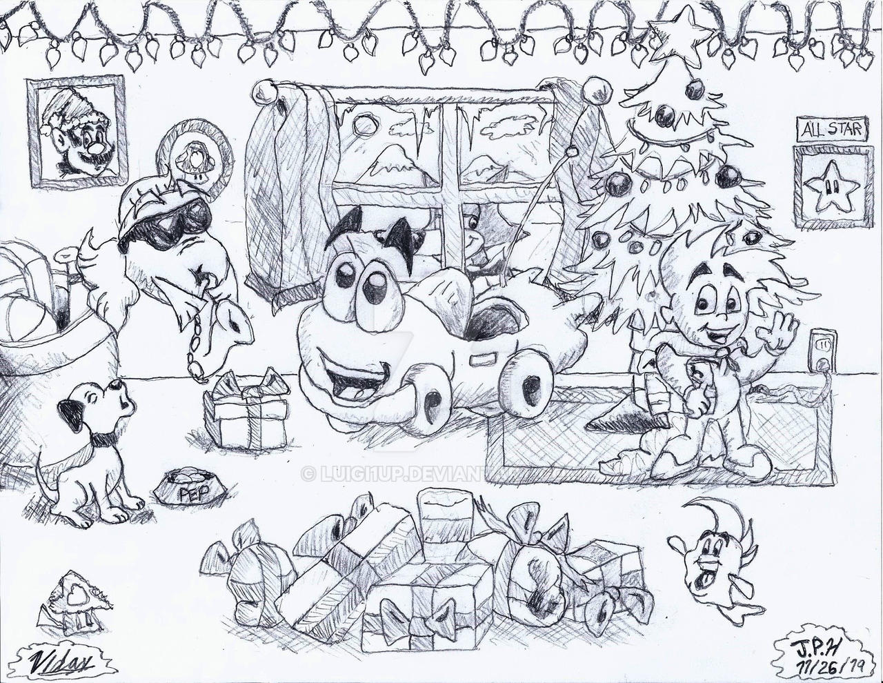 A humongous entertaining christmas by luigiup on