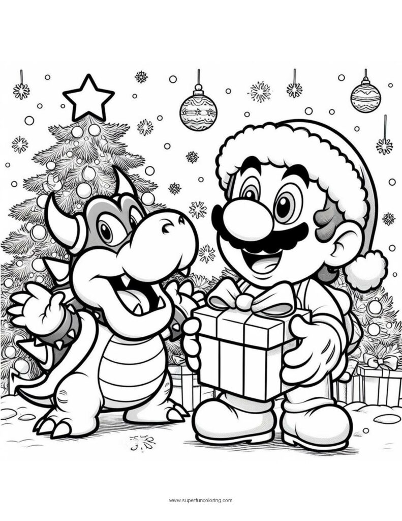 Super mario christmas present