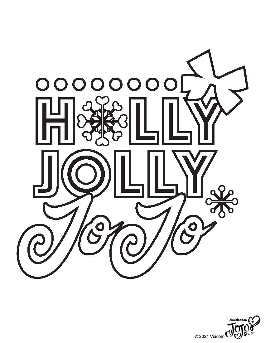 Jojo siwa coloring pages