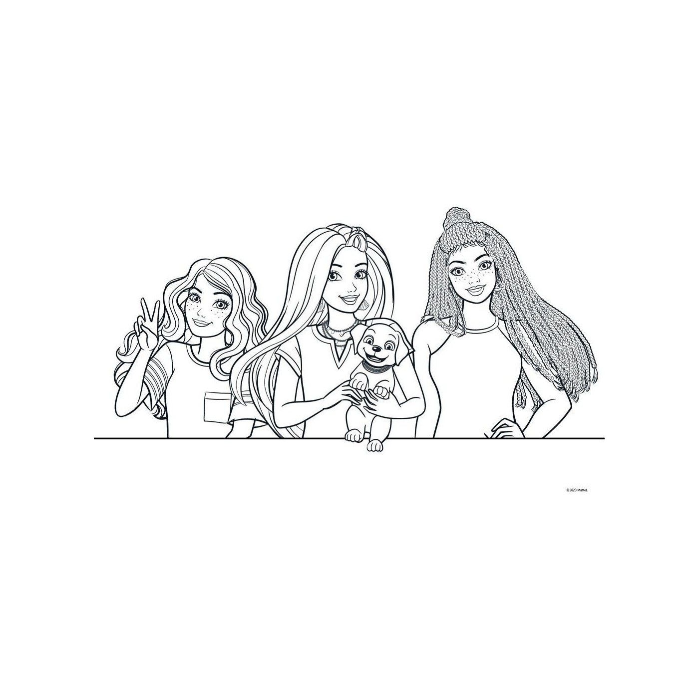 Diakakis imports barbie coloring book x cm sheets stickers