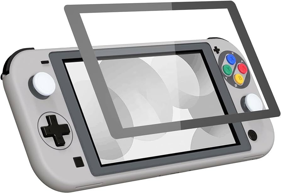 Extremerate sfc snes classic eu style diy replacement shell for nintendo switch lite nsl handheld controller housing with screen protector custom case cover for nintendo switch lite video games