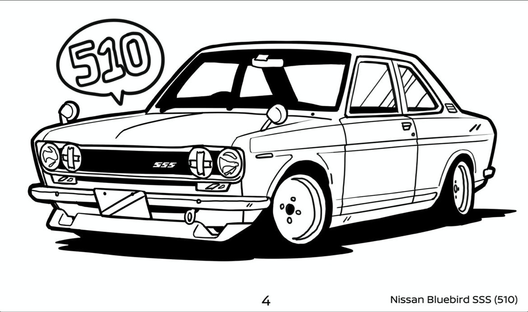 Nissan coloring book draw draw draw grassroots motorsports forum