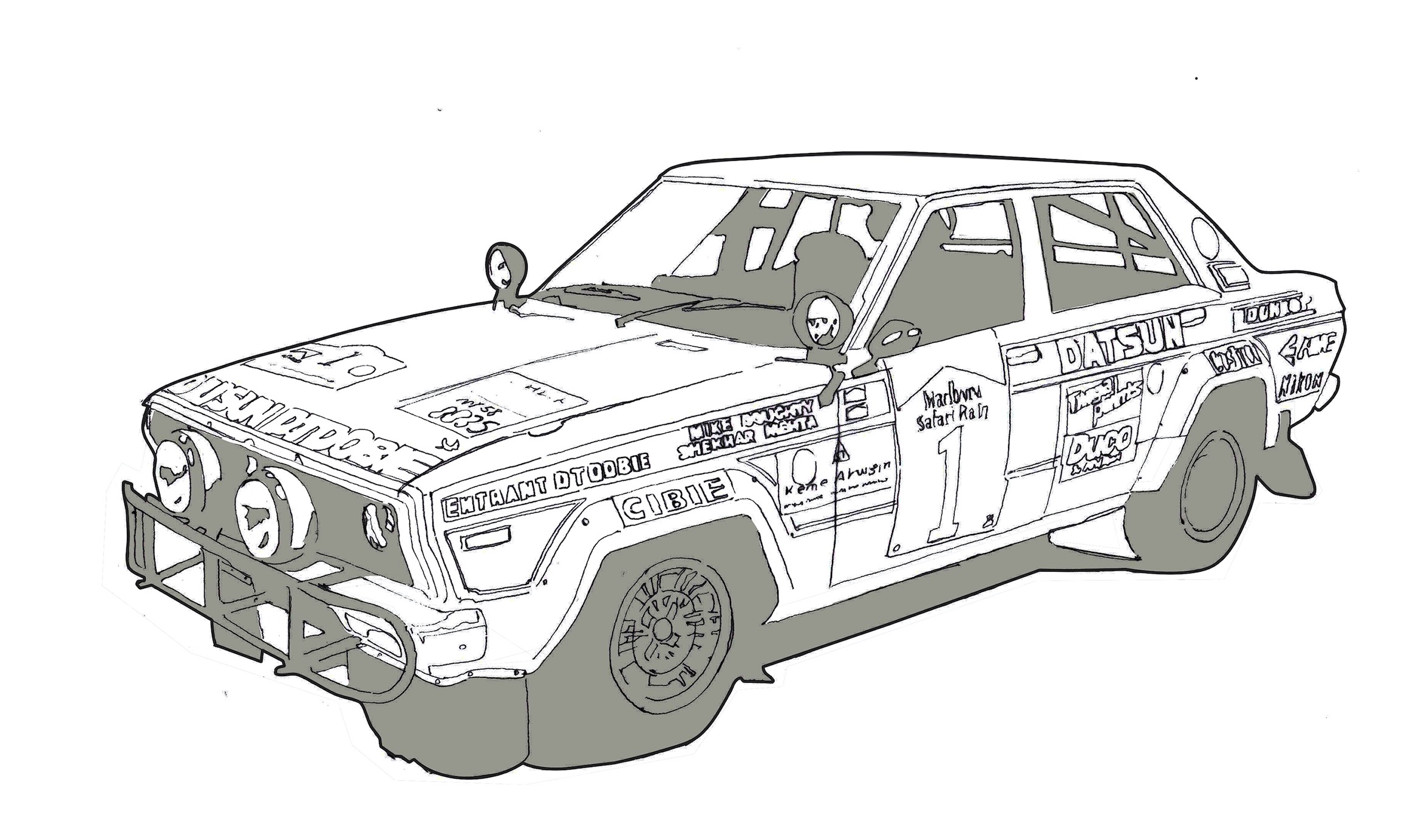Art corner learn how to color like concept car artists courtesy of nissan japanese nostalgic car