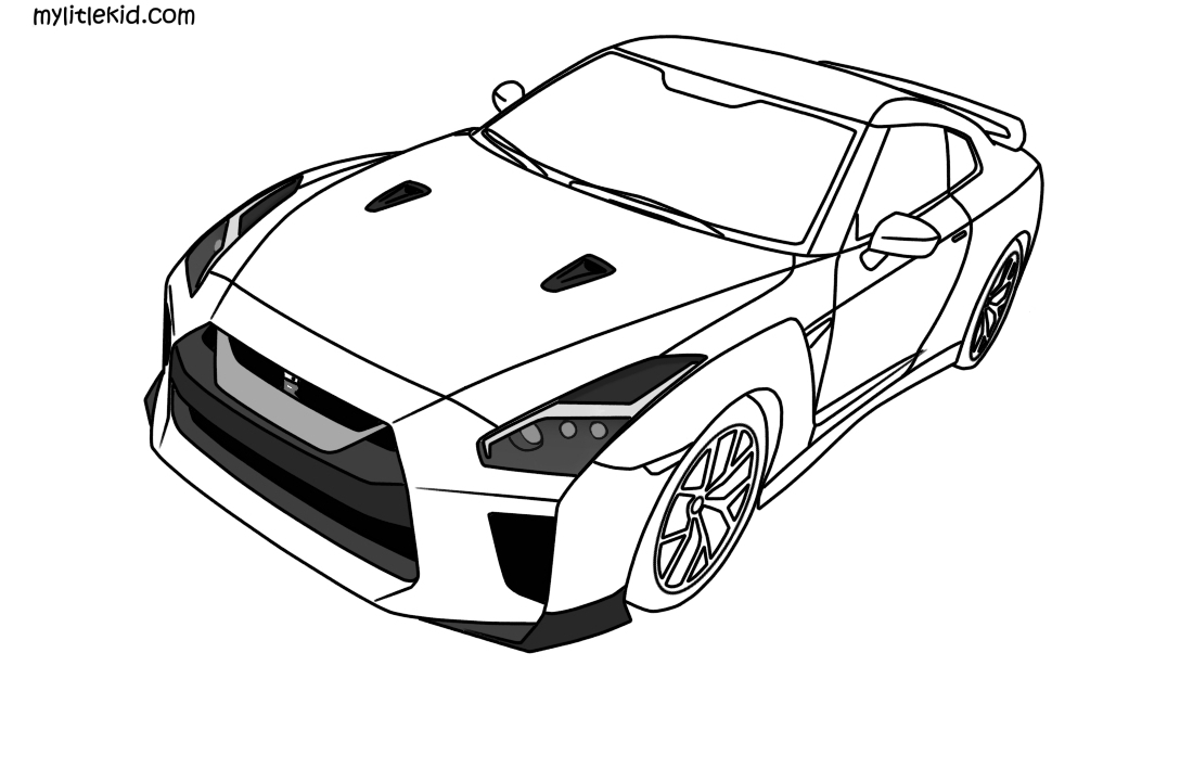 Nissan coloring pages print or download for free