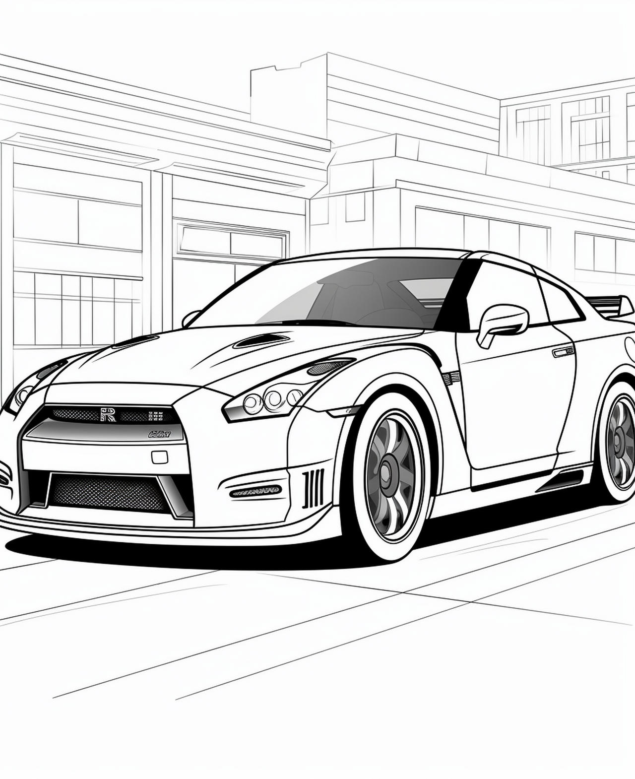 Cars coloring pages in premium quality by coloringbooksart on