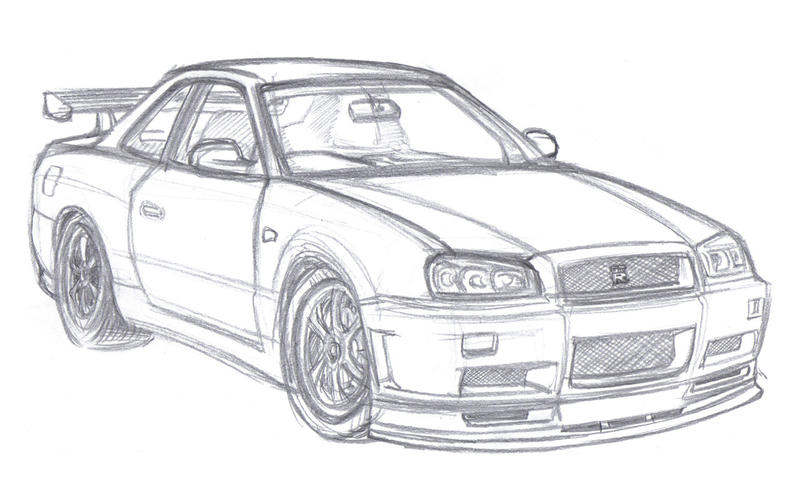Nissan skyline r by wannabemustangjockey on