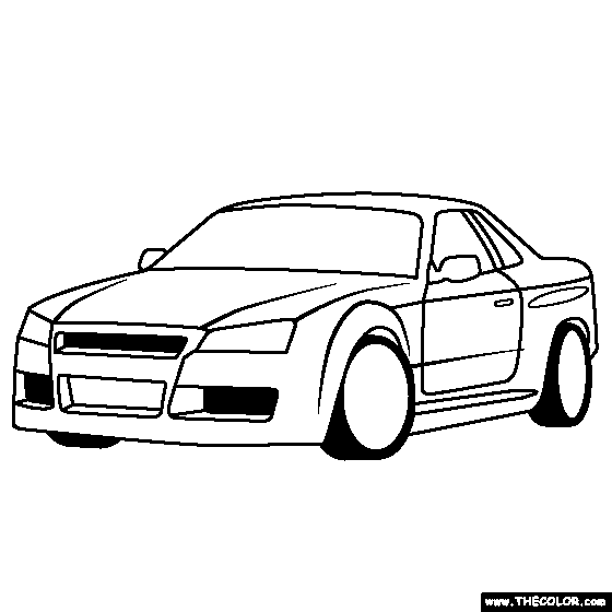 Cars online coloring pages