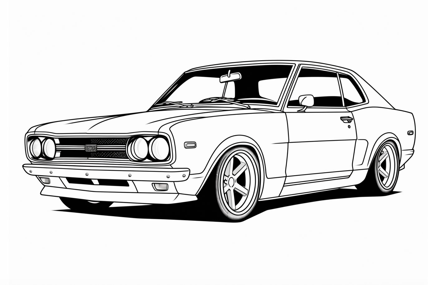 Nissan coloring books for children coloring pages