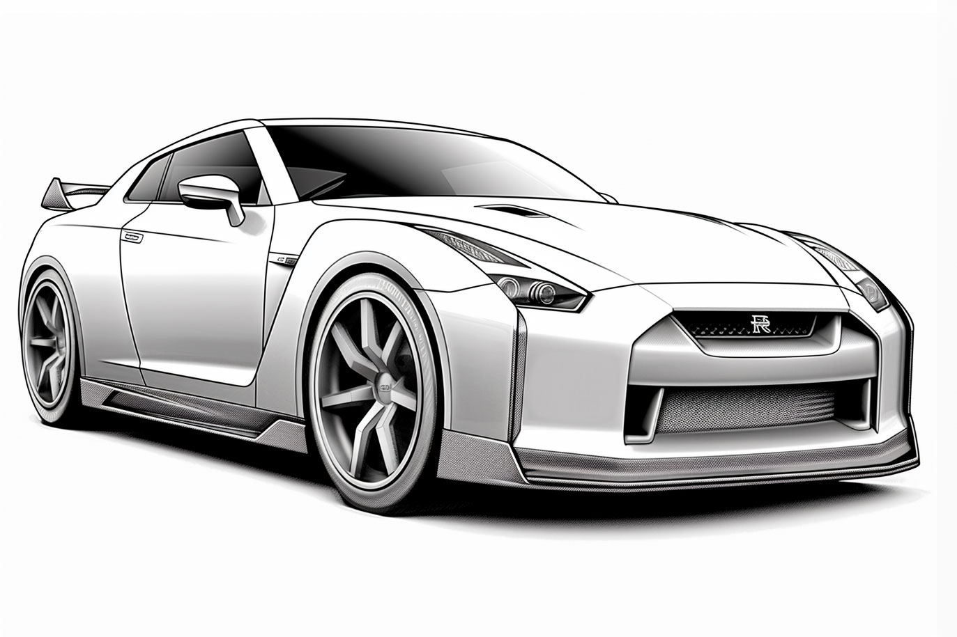 Nissan coloring books for children coloring pages