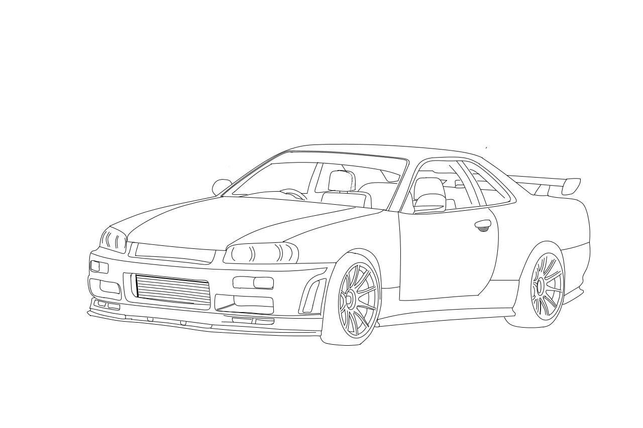 A r i just sketched rnissan