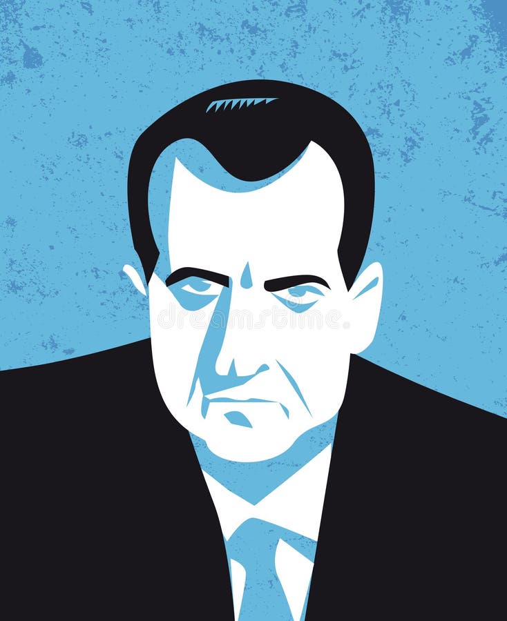 Nixon stock illustrations â nixon stock illustrations vectors clipart