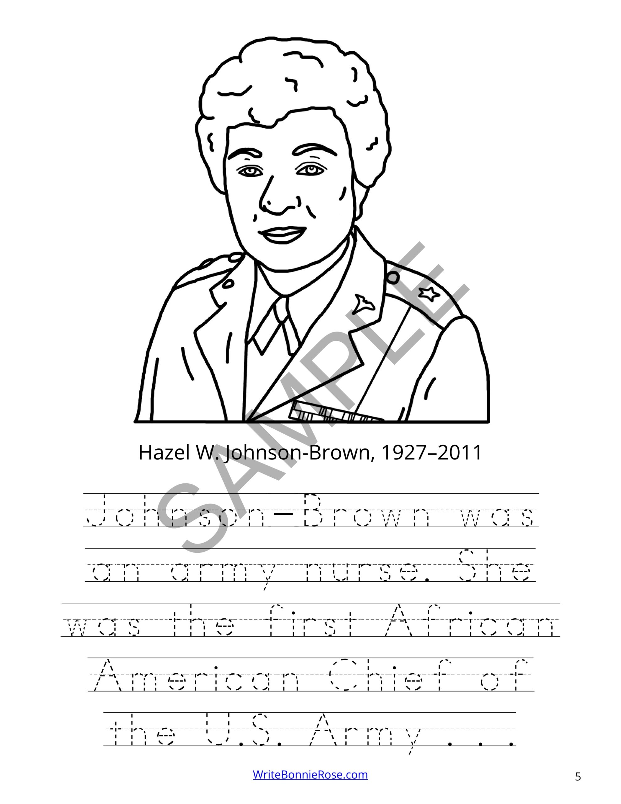 Famous americans of the s coloring book