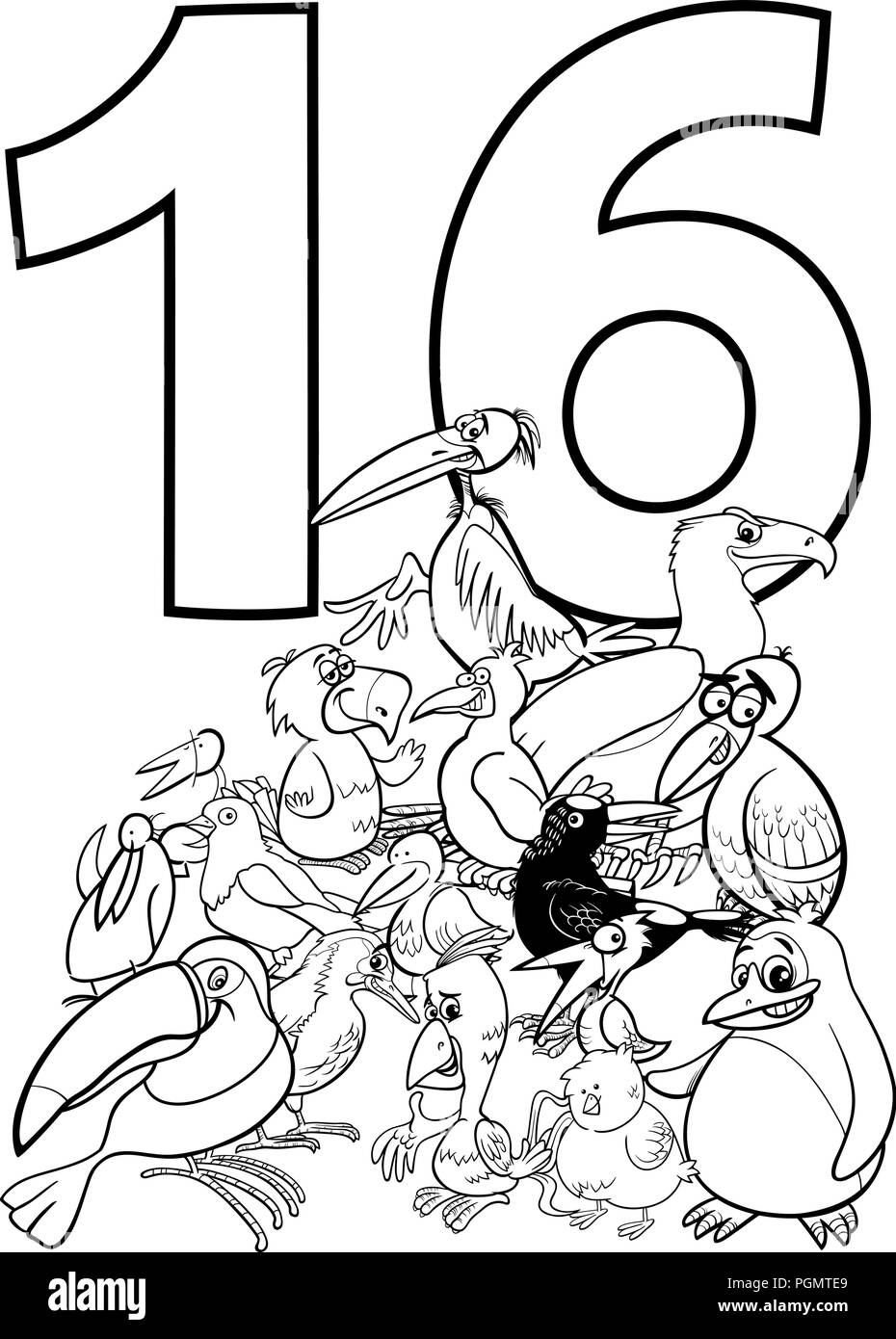 Number sixteen hi