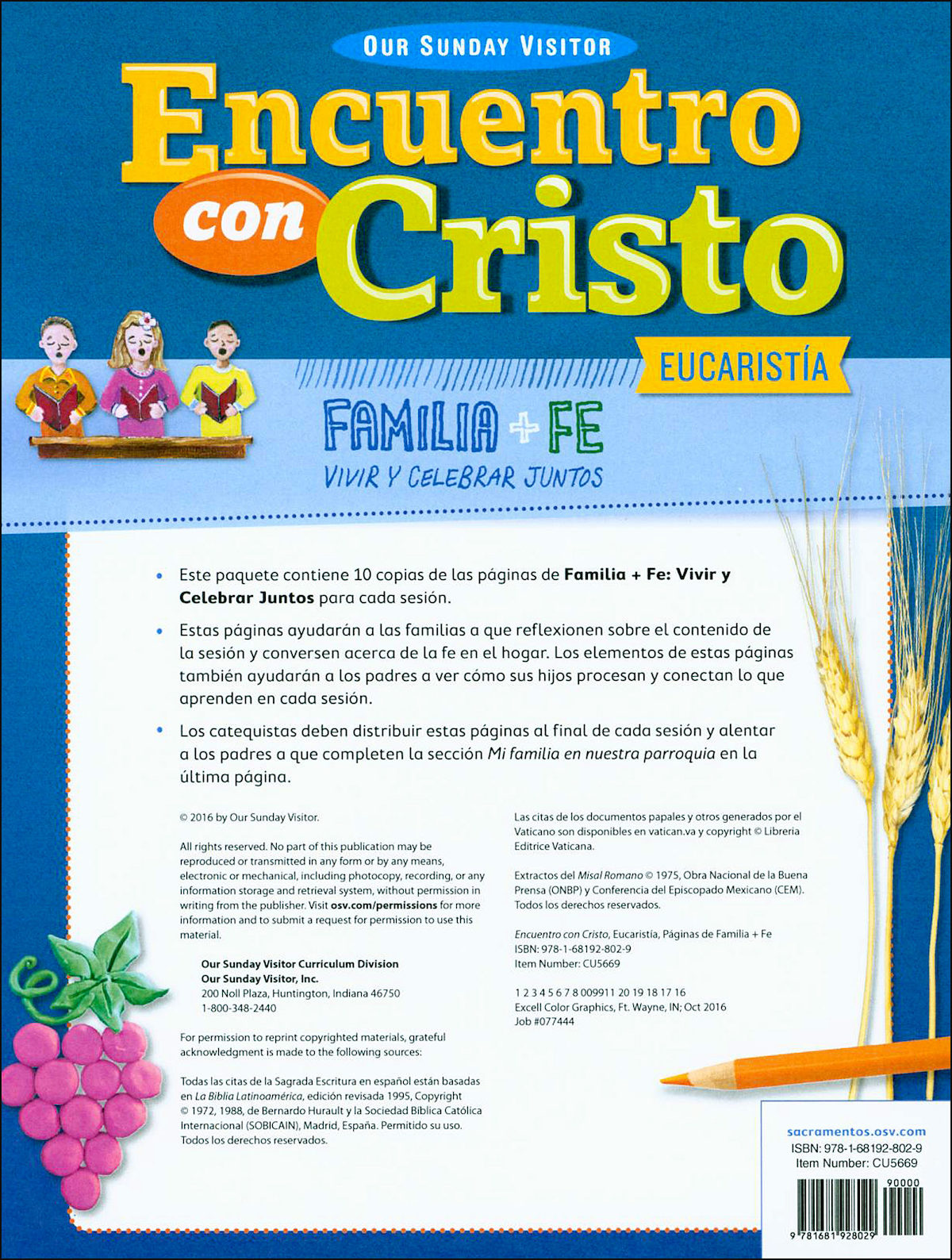 Encuentro con cristo la eucaristãa faith and family living and celeâ