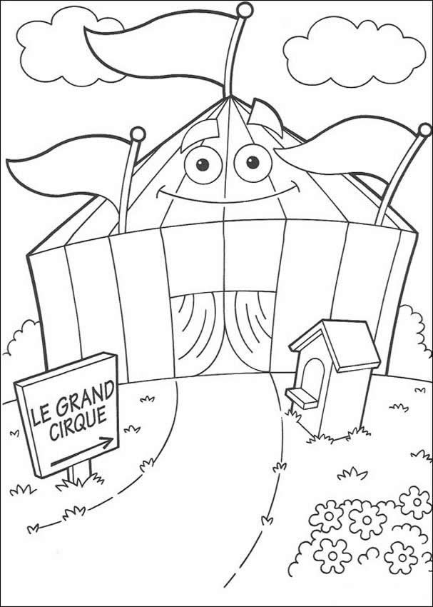 Free printable circus coloring pages for kids