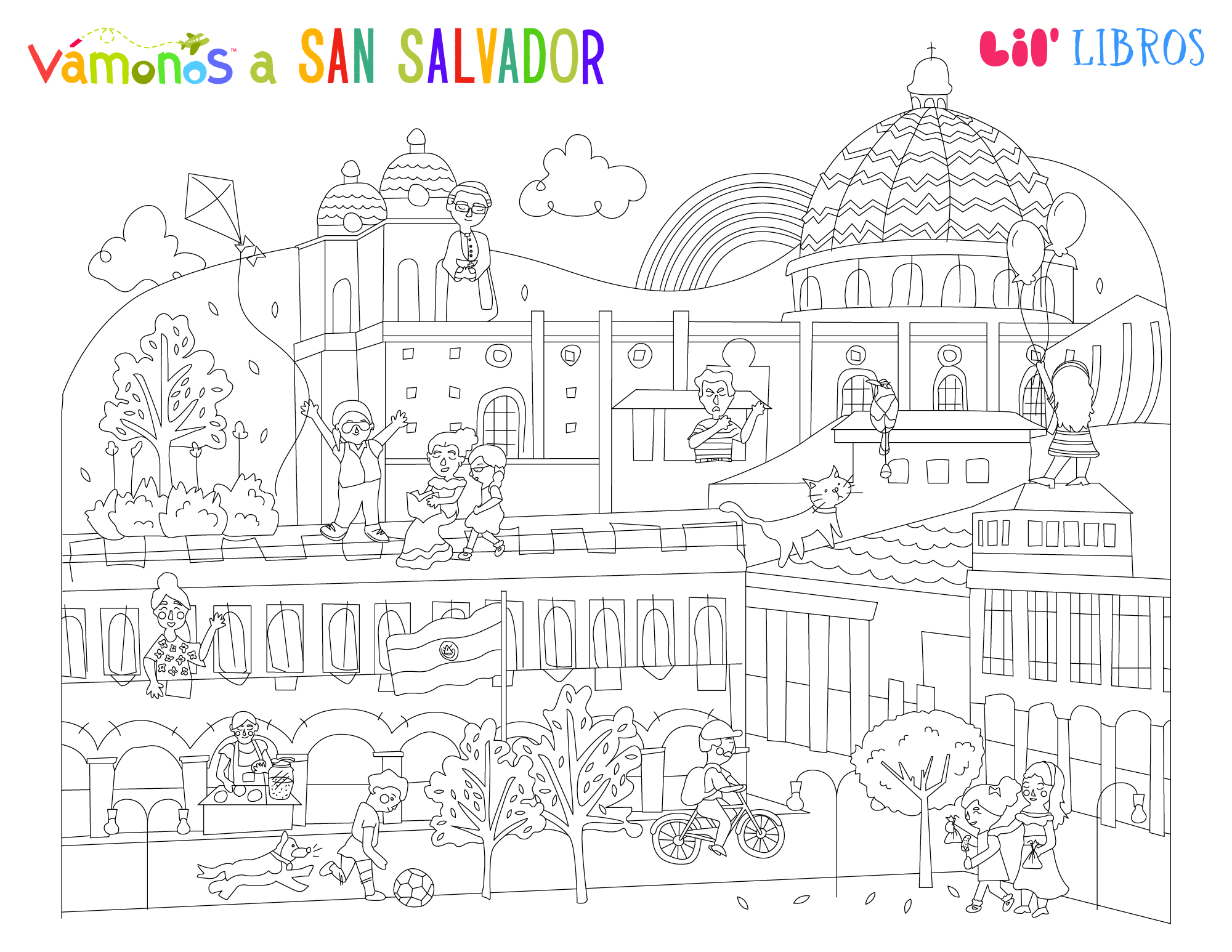 Vãmonos san salvador activity sheets lil libros learning portal