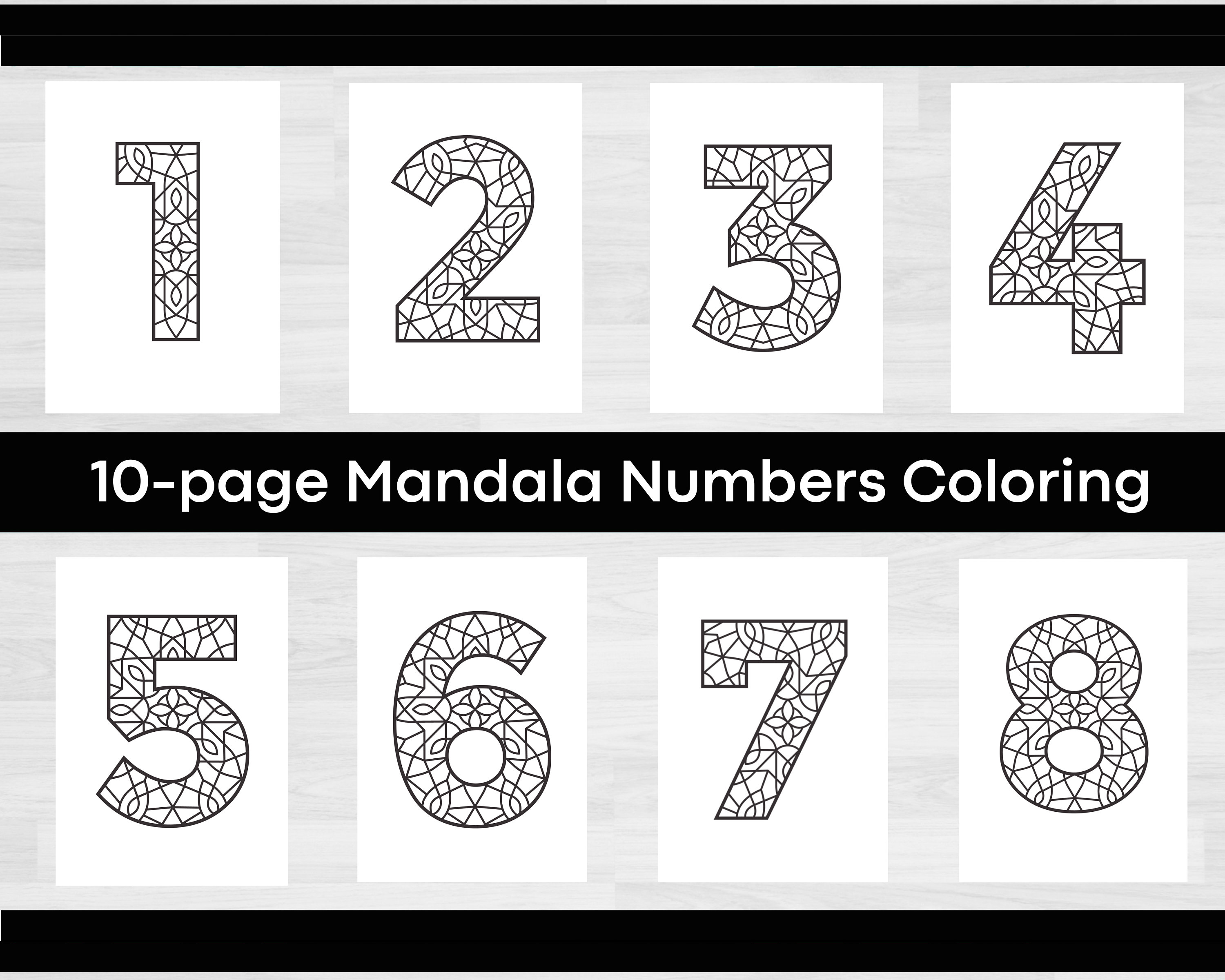 Mandala nãºmeros para colorear nãºmeros
