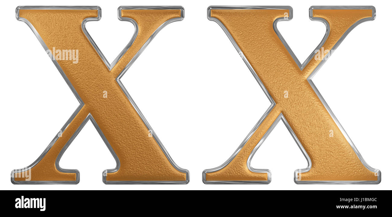 Roman numeral xx hi
