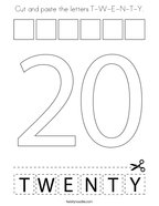 Number coloring pages