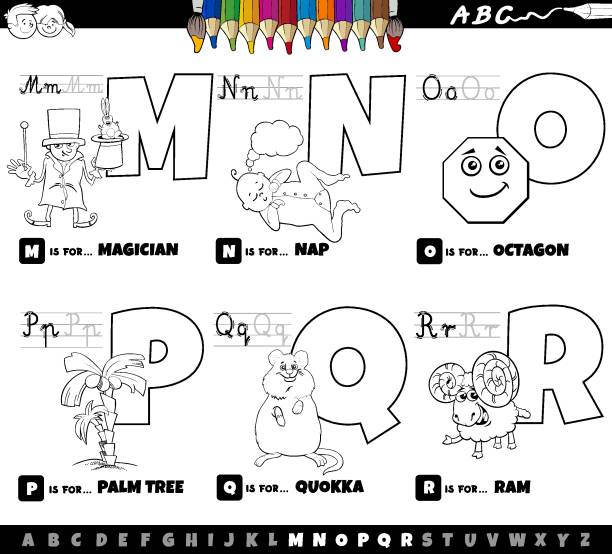 Coloring book quokka stock illustrations royalty