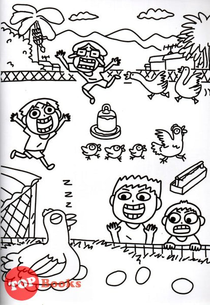 Pinko kids colouring book malaysian childhood