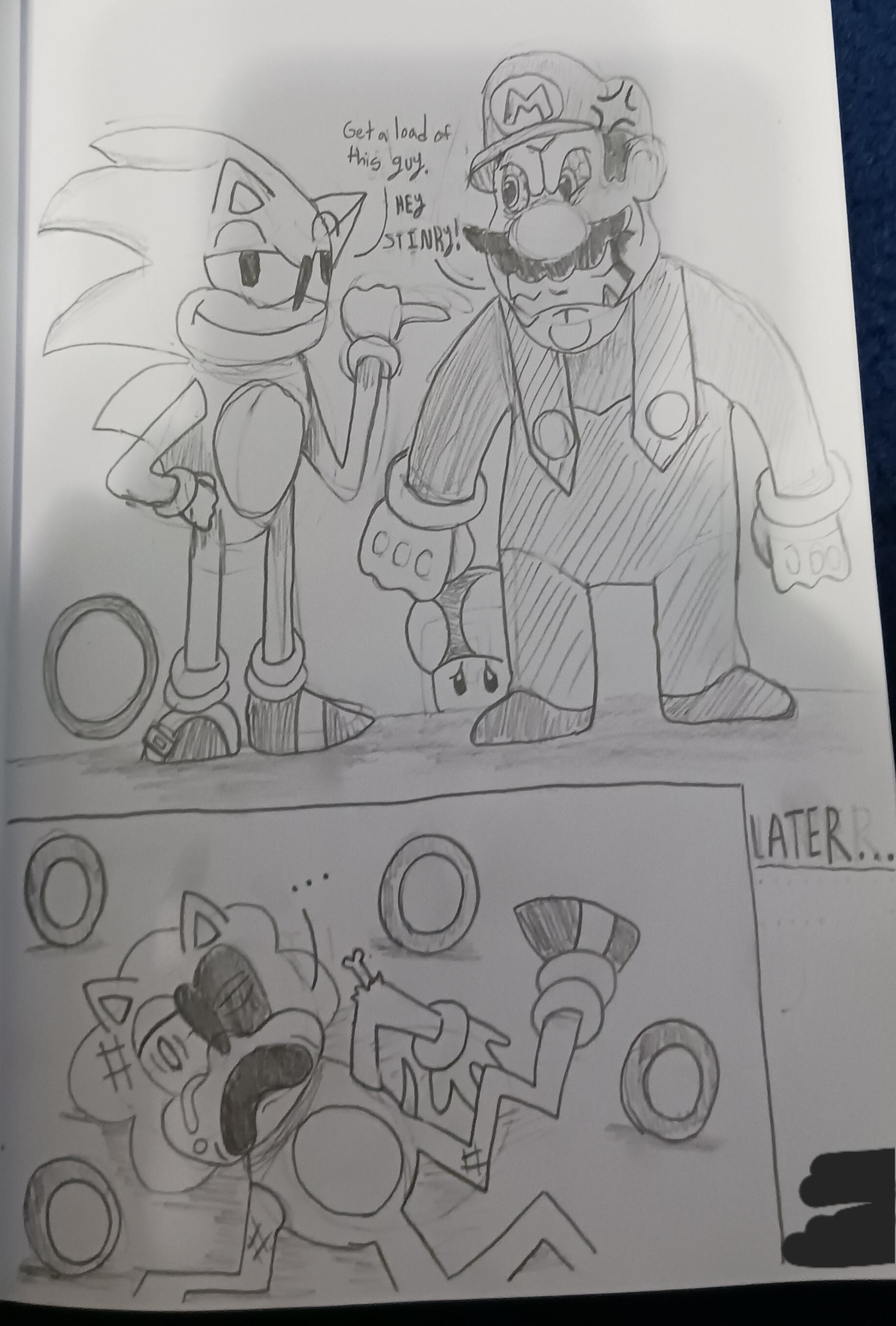 A little ic i drew in class ð rmario