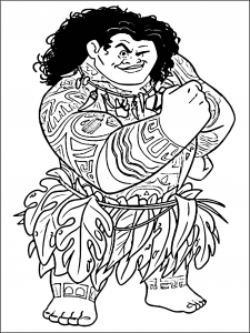 Vaiana coloring pages to download