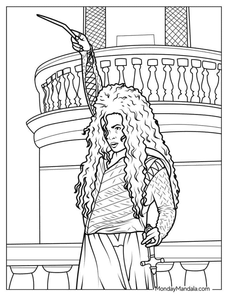Harry potter coloring pages free pdf printables