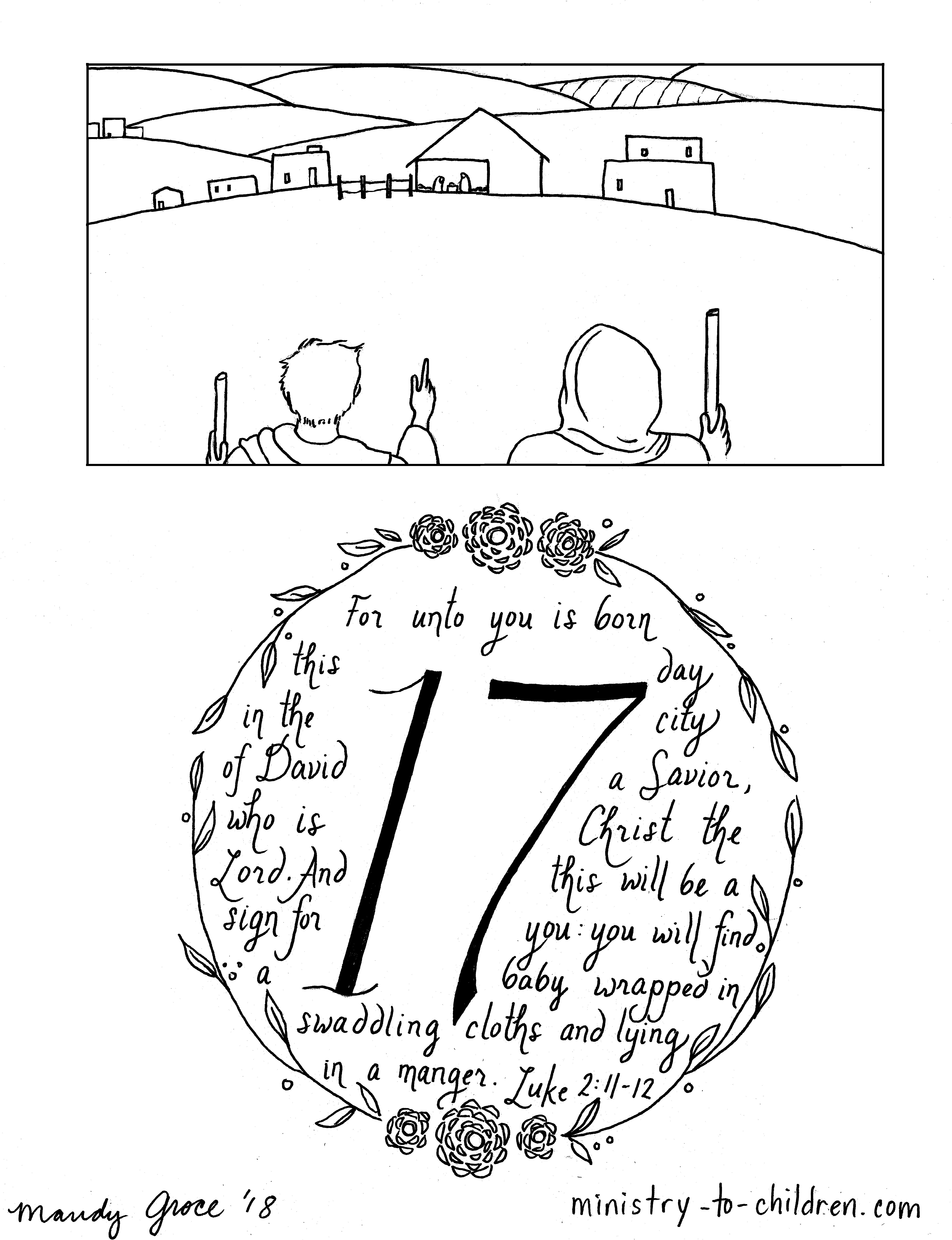 Advent coloring pages activities for kids â sunday school