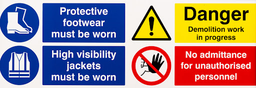 The colours of safety signs what they mean