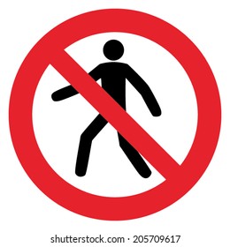 No pedestrian sign images stock photos d objects vectors