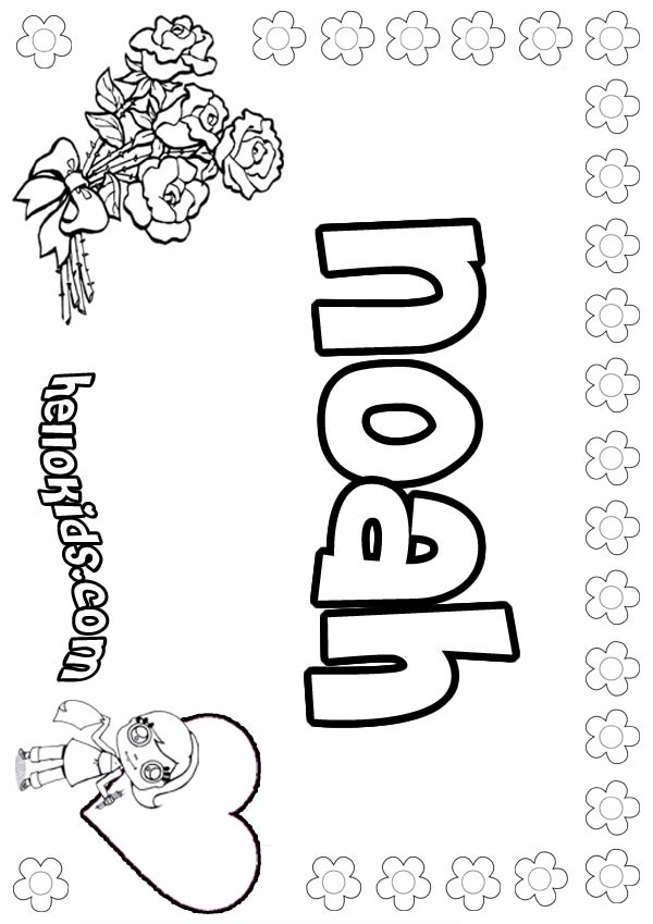 Noah coloring pages