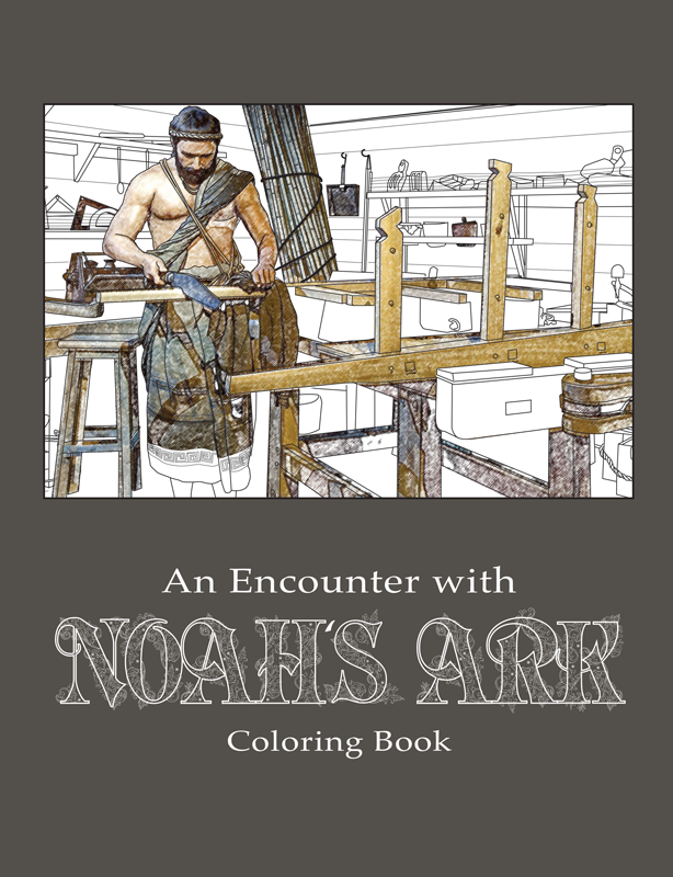 An encounter with noahs ark coloring book softcover answers in genesis