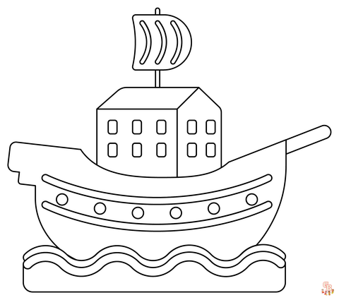 Free noahs ark coloring pages for kids printable and easy
