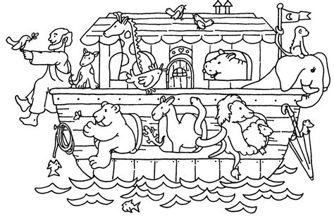 Noah and the ark louring pages