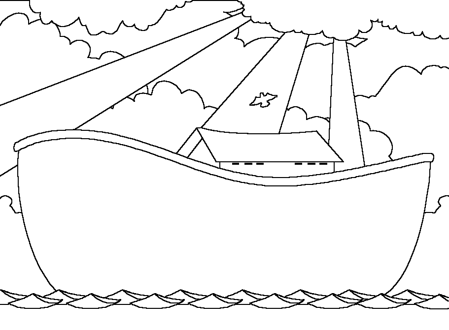 Noahs ark coloring pages