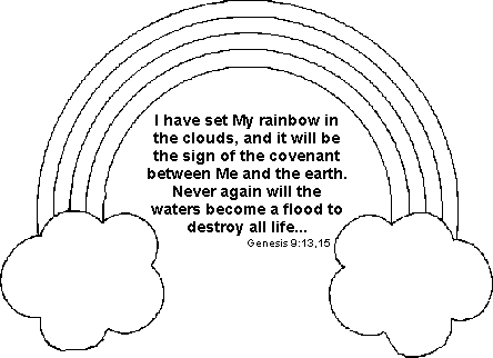 Httpwwwgeocitieswsheartlandvalleypixnoahrainbowgif rainbow pages bible lessons noahs ark craft