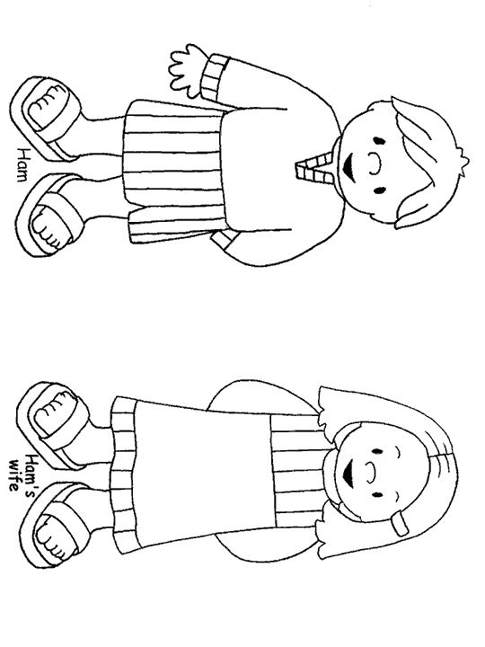 Hijo de noe y esposa arca de noã noã desenhos biblicos