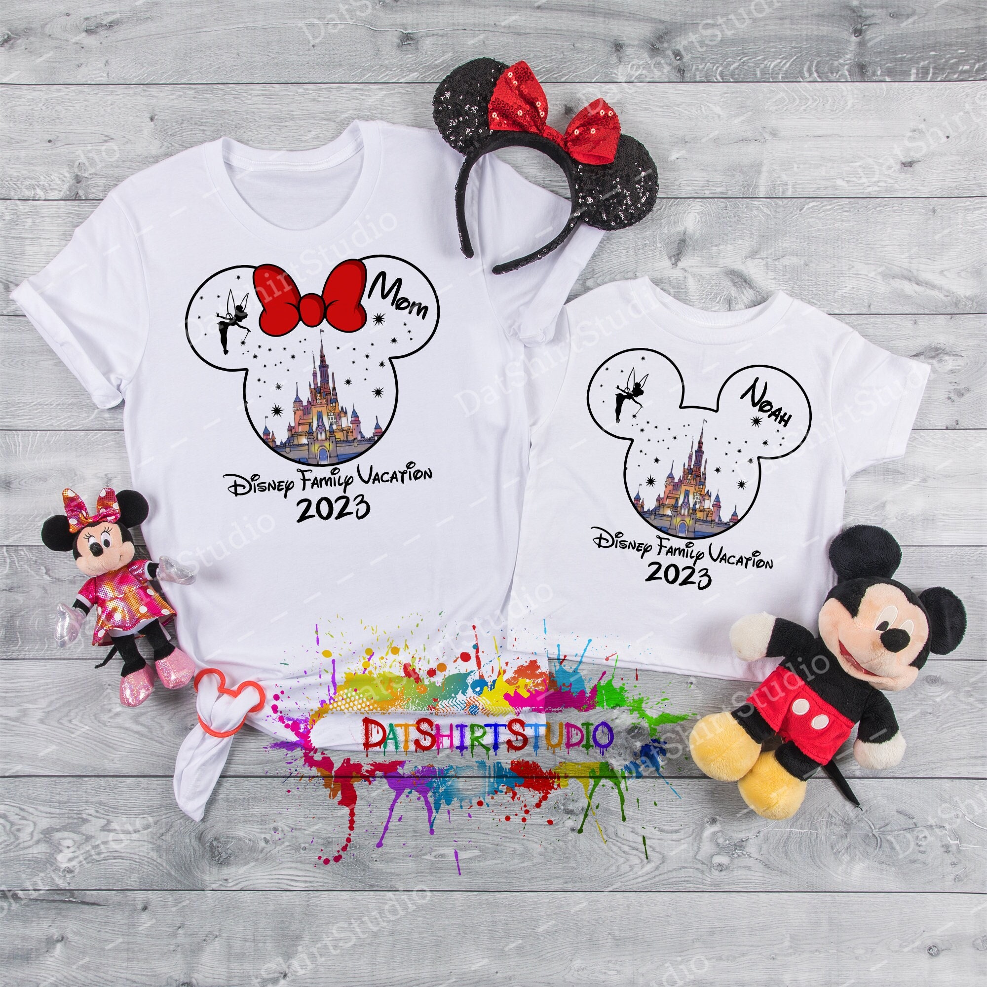 Disney matching shirts disney trip disney family shirts with custom names disney kids shirts disney family matching tees dt